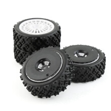 8Pcs Rubber Tire Wheel Tyre for XV01 TA06 TT01 TT01E TT02 TT02B PTG-2 1/10 RC Car Upgrades Parts Accessories,2