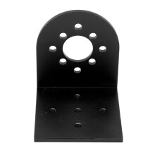 RC-Motor Basis Metall L-Form Bürstenloser Motorhalter Sitz für 4082 5055 Motoren mit 25 mm/30 mm Lochabstand Schwarz