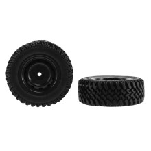 16Pcs Tire Tyre Set for MN86 1/12 RC Car DIY Upgrade Spare Parts Accessories