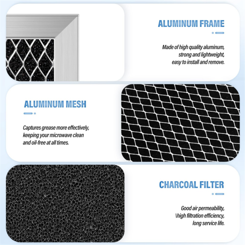 2Pcs Microwave Charcoal Filter Replacement For Jx81L Wb02X11550 2