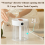H2O Air Humidifier Double Nozzle with LCD Humidity Display,White 8