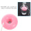 Rosa Donut Luftbefeuchter USB Büro Desktop Mini tragbar 3