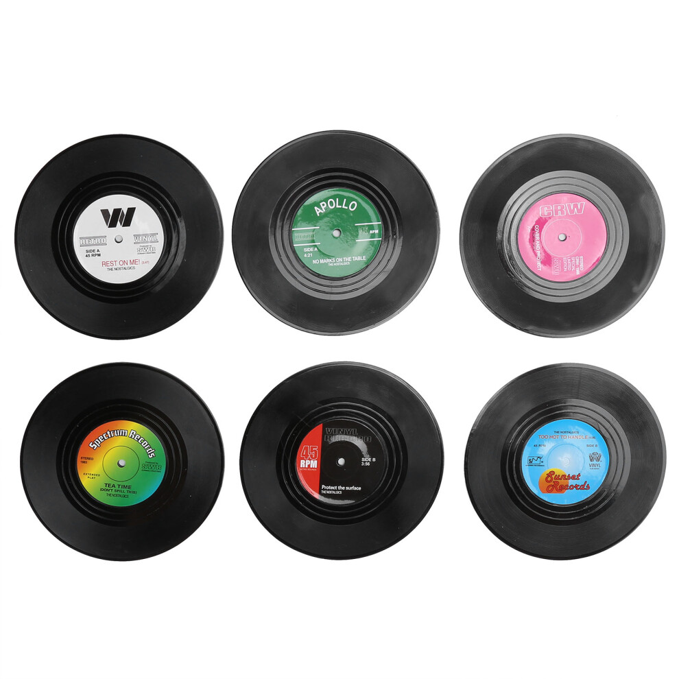 6Pcs set Coaster Innovative NonSlip Cup Mat Pad