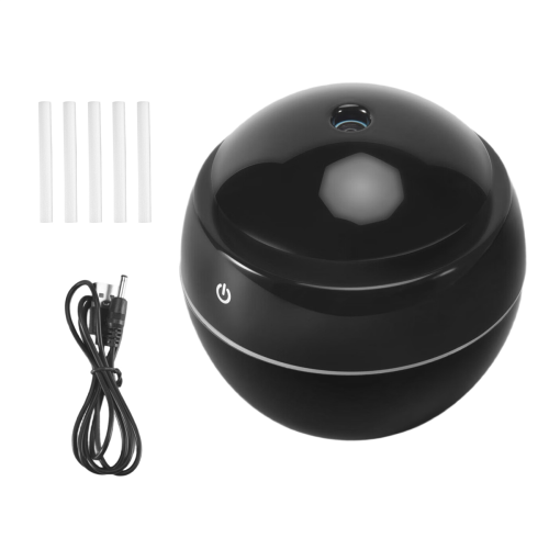 Portable Air Humidifier Ultrasonic USB Aroma Diffuser Black 2