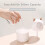 Cute Cat Cool Mist Humidifier for Home,Cat Night Light White 7
