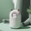 Cute Cat Cool Mist Humidifier for Home,Cat Night Light White 6
