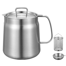 Stainless Steel 2L Multifunctional Oil Filter Tank Deep Frying Pot