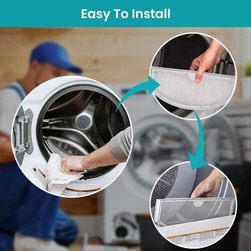 2 Pack Stainless Steel Dryer Lint Filter Replacement 2