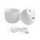 Air Humidifier USB 220Ml Portable Mist Diffuser for Office Car, White 4