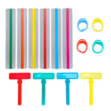 14Pcs Guided Reading Strips Set Finger Trackers for Dyslexic Students