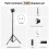 80W COB Camera Light with Stand 2500-6500K Video Dimmable US PLUG 2