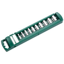10 Pieces Of 1/4Inch External Socket Short Hexagon Head Sleeve Combined Ratchet Wrench Tool