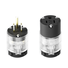 Lighted Straight Blade Electrical Plug and Connector Set (US)
