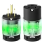 Lighted Straight Blade Electrical Plug and Connector Set (US) 3