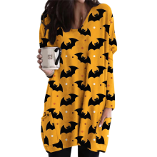 Nightgowns for Women Long Sleeves Flower L