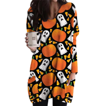 Nightgowns for Women Long Sleeves Flower No. 2 XL