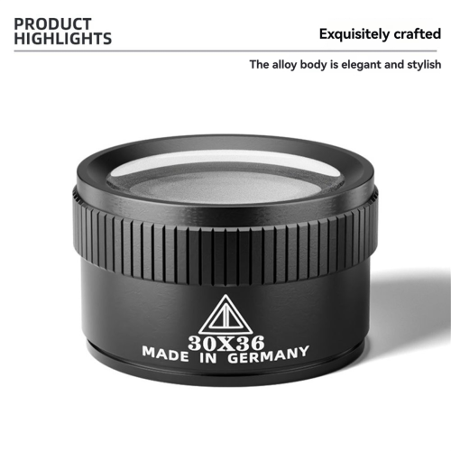 New Double-Lens 30x36mm Magnifying Glass for Precision Work 2
