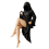 Mysterious Gothic Statue Black Robe Figure Sculpture 15cm 2
