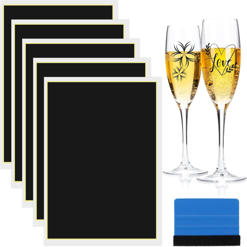 5 Pcs Engraving Marking Paper-Easy to Cut Test 1