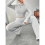 Womens Cute Long Sleeve Lounge Set Light Gray L 6