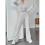 Womens Cute Long Sleeve Lounge Set Light Gray L 5