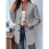 Women's Stand Collar Jacket Grey XXL 5