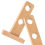 2-Pack Natural Wood Curtain Rod Brackets
Sturdy Wall-Mounted Support Hook 7