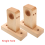 2-Pack Natural Wood Curtain Rod Brackets
Sturdy Wall-Mounted Support Hook 6