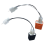 Relais-Adapterkabel 2-polig 12V LED-Blinker Schwarz 9