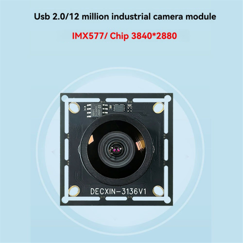 12MP IMX577 USB 2.0 Camera Module 95 Distortion-Free 4K/30fps 2