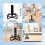 2pcs 3 In1 Stackable Wine Bottle Drying Rack 6