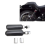 Left & Right 4.5inch Upper Crash Bar Shock Sliders Mounts for 3