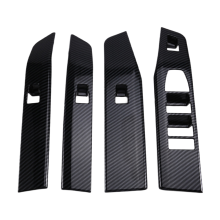 Car Window Switch Lifter Panel Trim Frame Cover Sticker for