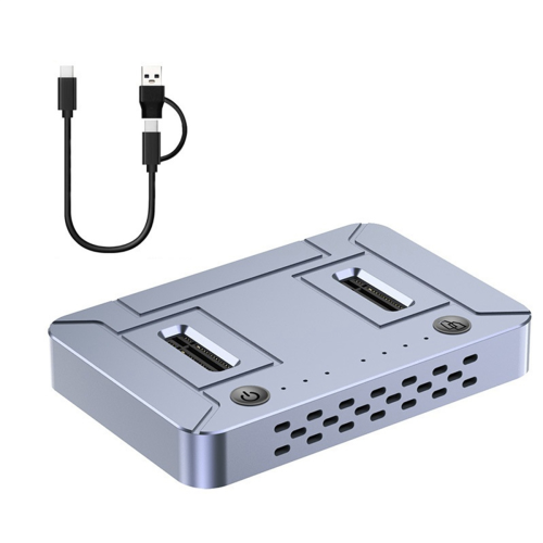 Dual-Bay M.2 NVME NGFF SSD-Klon-Dockingstation 2