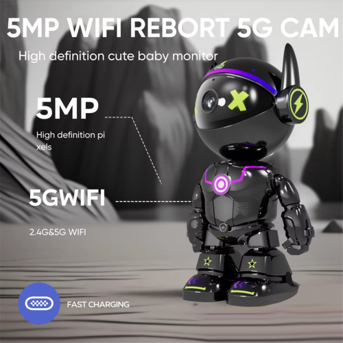5MP Wireless WiFi Camera Home Security Robot 2