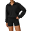 Damen Tops Schwarz XL 4