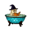 Ghost Bubble Bath Lamp,Halloween Night Light 2
