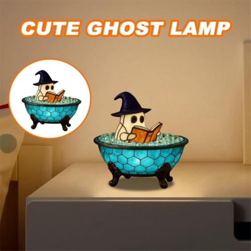 Ghost Bubble Bath Lamp,Halloween Night Light 2