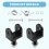 Motorcycle Footpeg Connection Bracket Foot Peg for 8