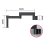 LW-017 Rotating Microscope Bracket Arm Flexible Folding 3
