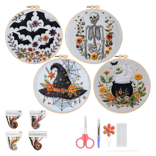 Halloween - Kit, 4er Set Gothic Stickset