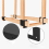 2pcs Adjustable Firewood Racks Duty Log Storage Solution Bracket 6