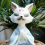Nine-Tailed Figurines Decor Yellow 7