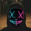 Wireless Halloween Glowing Scary Face Mask LED Purge 3