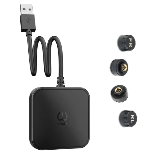 USB-TPMS-Reifendrucküberwachungssystem mit 4 externen Sensoren 1