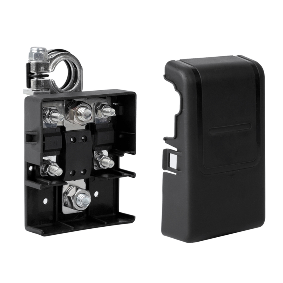 32V 400A Car Quick Release Fused Battery Distribution Terminal Black 4853461130221