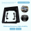 Auto-Blende Radio Panel für Durango 2010-2013 LHD Dash Kit 9