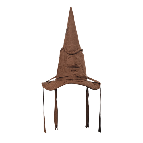 Fashion Witch Wizard Hat Sorting Leather Halloween Party Props 1