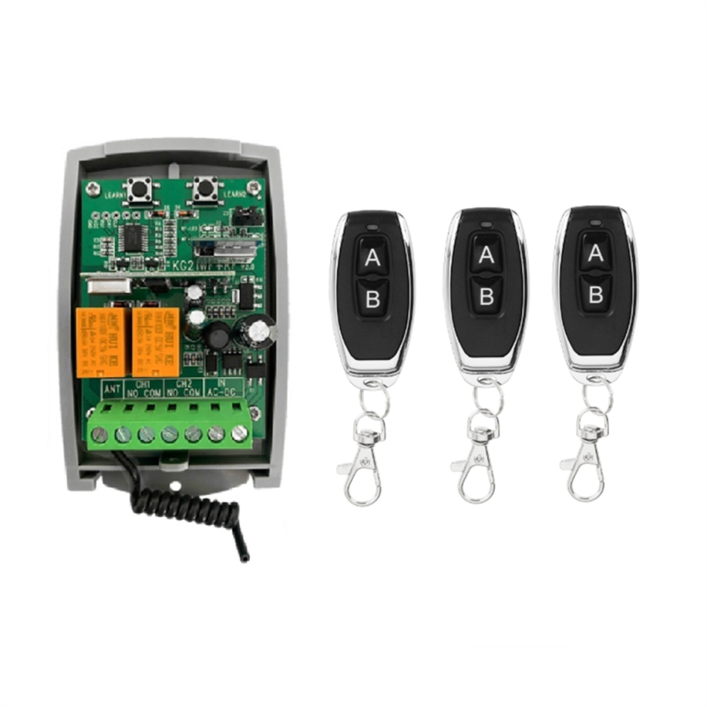 Tuya Wifi Smart Receiver 7-32V 2Ch Garage Door Remote Control 4853461132522