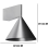 Nordic Brushed Metal Small Wall Lamp, Living Room, Study Silver 3